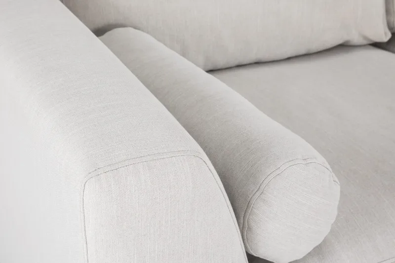 Ocean Lyx 5-sits Vändbar L-formad Hörnsoffa i Tyg - Ljusgrå - Products - Möbler - Soffa - Hörnsoffa