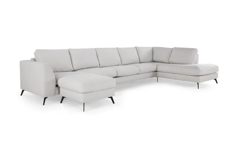 Ocean Lyx U-soffa med Schäslong Höger - Linnebeige - Products - Möbler - Soffa - U-soffa