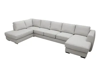 Optus 6-sits U-soffa med Divan och schäslong höger - Ljusgrå - Products - Möbler - Soffa - U-soffa