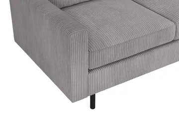Peppe 3-sits Manchestersoffa - Grå - Products - Möbler - Soffa - 3 sits soffa
