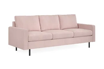 Peppe 3-sits Manchestersoffa - Rosa - Products - Möbler - Soffa - 3 sits soffa