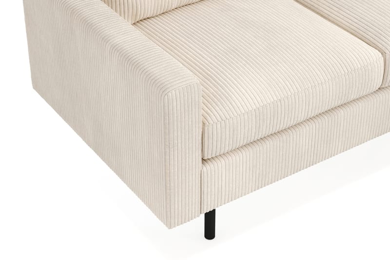 Peppe Soffgrupp 3-sits Soffa + Fåtölj + Fotpall i Manchester - Beige - Products - Möbler - Soffa - Soffgrupp