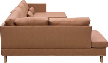 Ranger divanoffa brun PU - 322 cm lång - Cognac - Products - Möbler - Soffa - U-soffa
