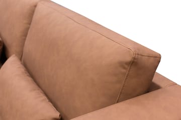 Ranger divanoffa brun PU - 322 cm lång - Cognac - Products - Möbler - Soffa - U-soffa