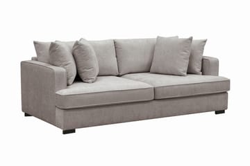 Rossita 3-sits Djup Soffa i Chenille - Grå / Brun - Products - Möbler - Soffa - 3 sits soffa