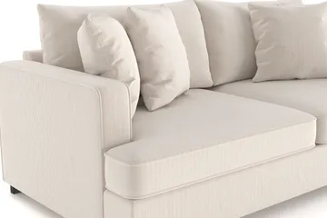Rossita 3-sits Djup Soffa i Manchester - Beige - Products - Möbler - Soffa - 3 sits soffa