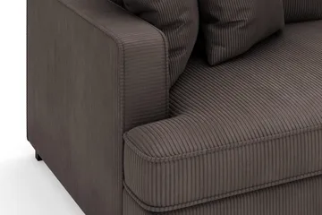 Rossita 3-sits Djup Soffa i Manchester - Mörkgrå - Products - Möbler - Soffa - 3 sits soffa