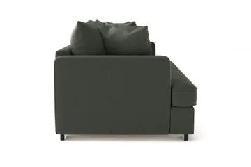 Rossita 3-sits Djup Soffa i Manchester - Mörkgrön - Products - Möbler - Soffa - 3 sits soffa