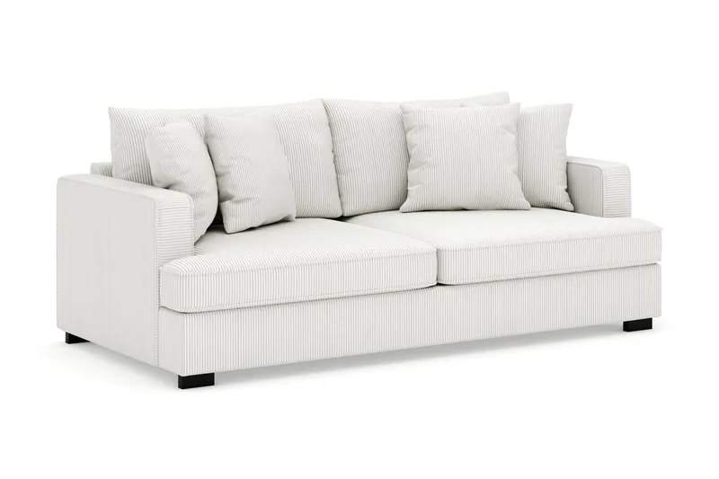 Rossita 3-sits Djup Soffa i Manchester - Offwhite - Products - Möbler - Soffa - 3 sits soffa
