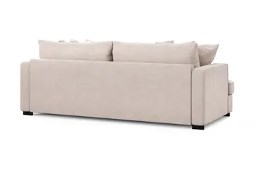 Rossita 4-sits Djup Sammetsoffa - Beige - Products - Möbler - Soffa - Sammetssoffa