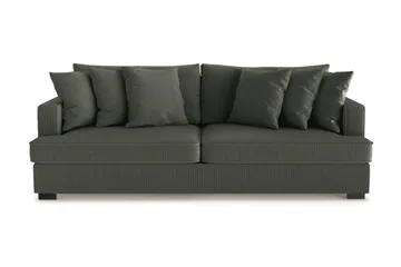 Rossita 4-sits Djup Soffa i Manchester - Mörkgrön - Products - Möbler - Soffa - 4 sits soffa