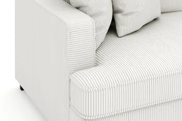 Rossita 4-sits Djup Soffa i Manchester - Offwhite - Products - Möbler - Soffa - Sammetssoffa