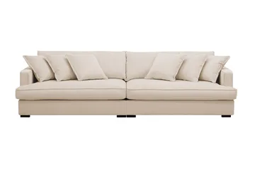 Rossita Lyx 3,5-sits Extra djup Soffa i Manchester - Beige - Products - Möbler - Soffa - 4 sits soffa