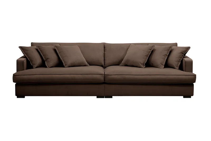 Rossita Lyx 3,5-sits Extra djup Soffa i Manchester - Brun - Products - Möbler - Soffa - 4 sits soffa