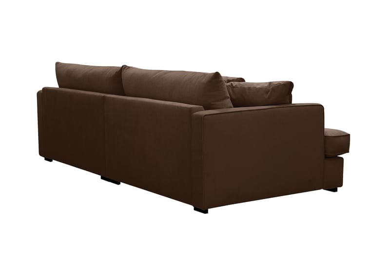 Rossita Lyx 3-sits Extra djup Soffa i Manchester - Mörkbrun - Products - Möbler - Soffa - 3 sits soffa