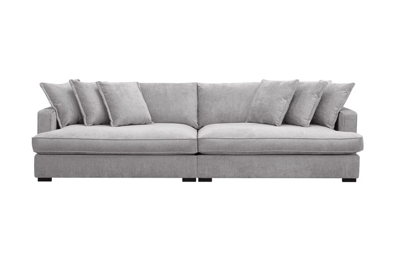 Rossita Lyx 4-sits Extra djup Soffa i Chenille, Grå
