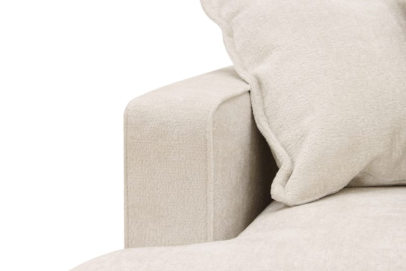 Rossita Lyx 5-sits Högervänd U-formad Extra djup Soffa med Divan och Schäslong i Chenille - Beige - Products - Möbler - Soffa - U-soffa