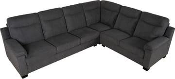 Salem hörnsoffa i mörkgrått tyg - Mörkgrå - Products - Möbler - Soffa - Hörnsoffa