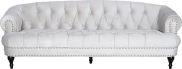 Soffa 3-sits chesterfield beige sammet - Beige - Products - Möbler - Soffa - Chesterfield soffa