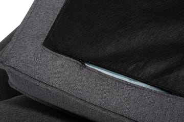 Soffa 4-sits 270 cm antracit tyg - Brandy - Antracit - Products - Möbler - Soffa - Sammetssoffa