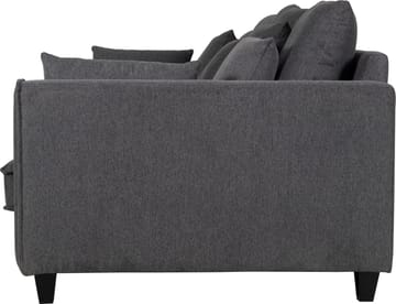 Soffa 4-sits 270 cm antracit tyg - Brandy - Antracit - Products - Möbler - Soffa - Sammetssoffa