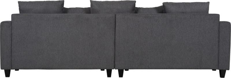 Soffa 4-sits 270 cm antracit tyg - Brandy - Antracit - Products - Möbler - Soffa - Sammetssoffa