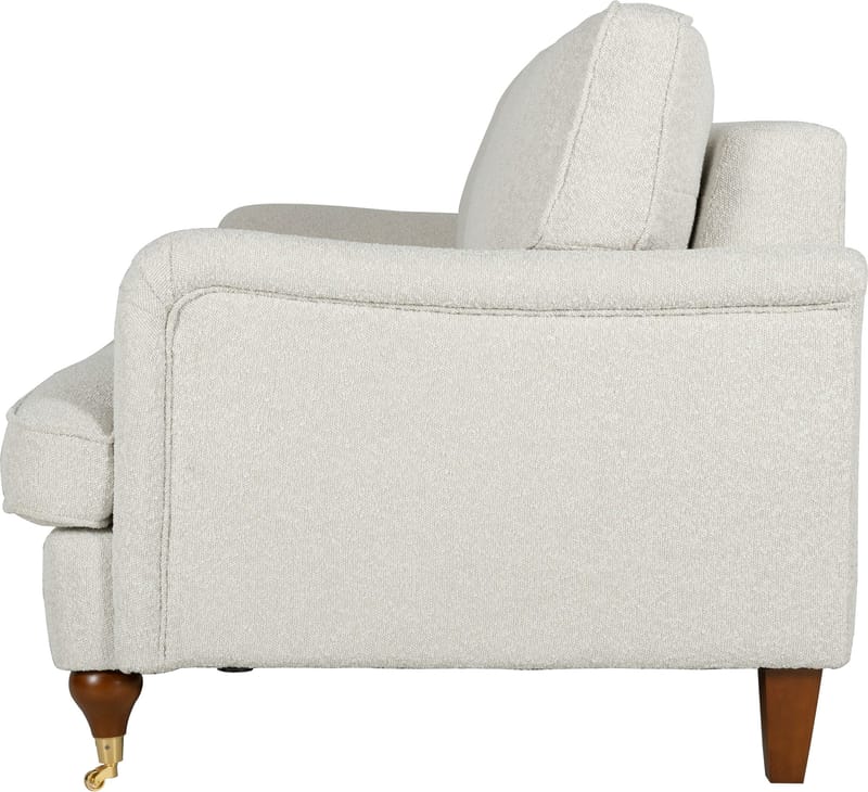 Soffa Howard 2-sits i bouclé 187 cm - Vit - Products - Möbler - Soffa - Howardsoffa