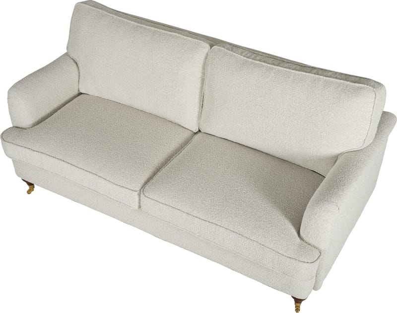 Soffa Howard 2-sits i bouclé 187 cm - Vit - Products - Möbler - Soffa - Howardsoffa