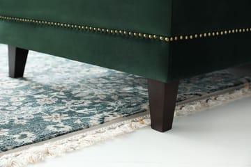 Soffa med divan grön sammet - Bellas - Grön - Products - Möbler - Soffa - Sammetssoffa