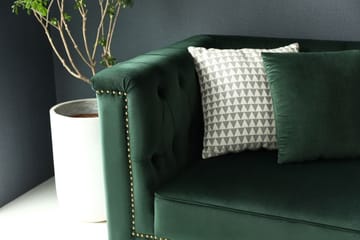 Soffa med divan grön sammet - Bellas - Grön - Products - Möbler - Soffa - Sammetssoffa