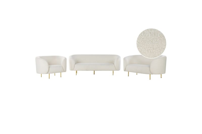 6-sits Soffgrupp Loen Vit, Vit