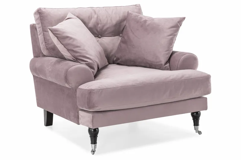 Andrew Soffgrupp 2+1 Sammet - Lila - Products - Möbler - Soffa - Soffgrupp - Howard soffgrupp