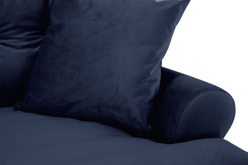 Andrew Soffgrupp 3+1 Sammet - Blå - Products - Möbler - Soffa - Soffgrupp - Howard soffgrupp