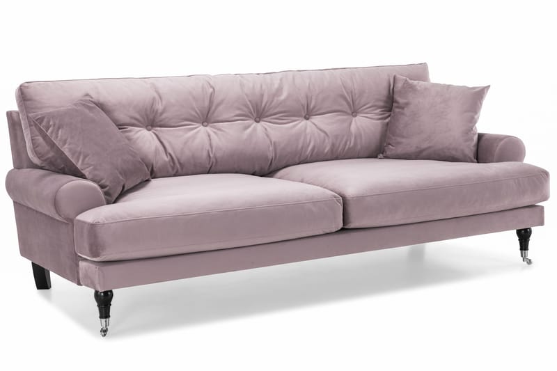 Andrew Soffgrupp 3+1 Sammet - Lila - Products - Möbler - Soffa - Soffgrupp - Howard soffgrupp