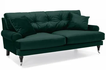 Andrew Soffgrupp 3+2+1 Sammet - Grön - Products - Möbler - Soffa - Soffgrupp - Howard soffgrupp