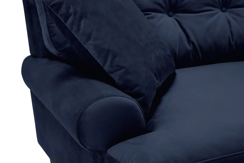 Andrew Soffgrupp 3+2 Sammet - Blå - Products - Möbler - Soffa - Soffgrupp - Howard soffgrupp