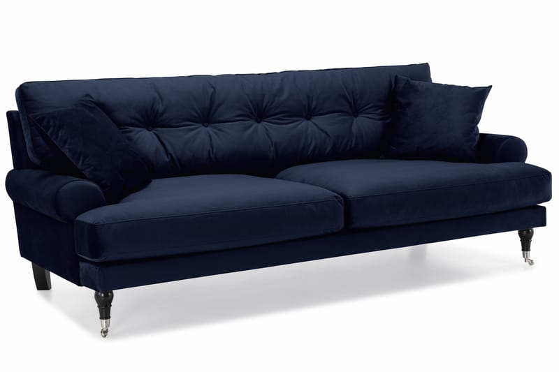 Andrew Soffgrupp 3+2 Sammet - Blå - Products - Möbler - Soffa - Soffgrupp - Howard soffgrupp