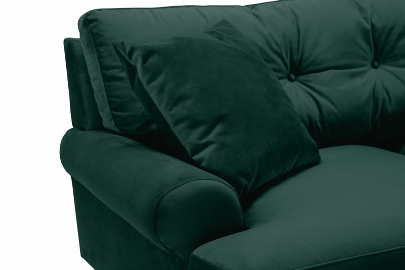 Andrew Soffgrupp 3+2 Sammet - Grön - Products - Möbler - Soffa - Soffgrupp - Howard soffgrupp