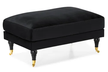 Andrew Soffgrupp 3+2 Sammet - Svart - Products - Möbler - Soffa - Soffgrupp - Howard soffgrupp