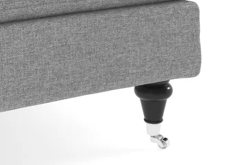 Howard Classic Soffgrupp 3-sits Soffa + Fåtölj + Fotpall i Tyg - Grå - Products - Möbler - Soffa - Soffgrupp - Howard soffgrupp