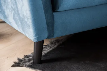 Trend 2-sits Sammetssoffa - Blå - Products - Möbler - Soffa - Sammetssoffa
