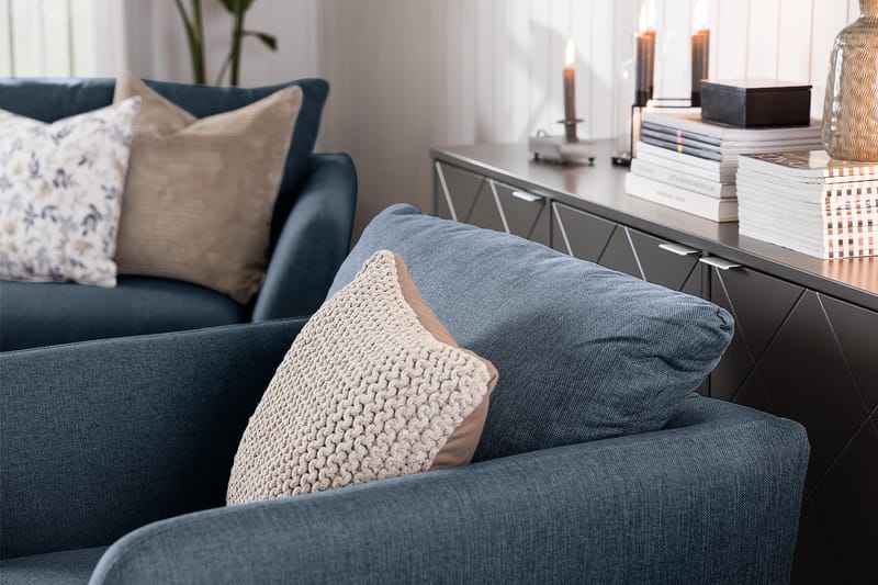 Trend 2-sits Tygsoffa - Blå - Products - Möbler - Soffa - 2 sits soffa
