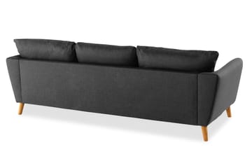 Trend 3-sits Tygsoffa - Svart - Products - Möbler - Soffa - 3 sits soffa