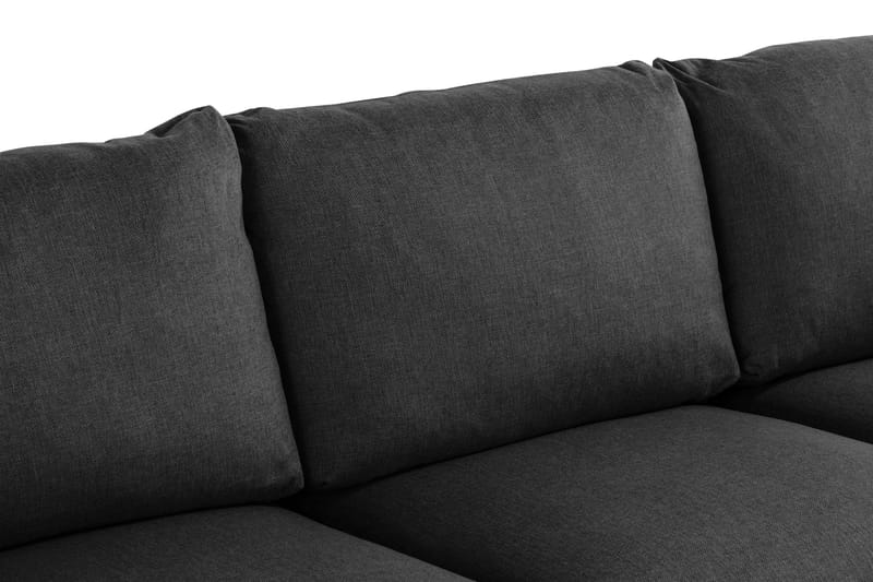 Trend 3-sits Tygsoffa - Svart - Products - Möbler - Soffa - 3 sits soffa