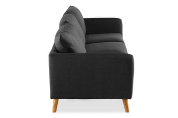 Trend 3-sits Tygsoffa - Svart - Products - Möbler - Soffa - 3 sits soffa