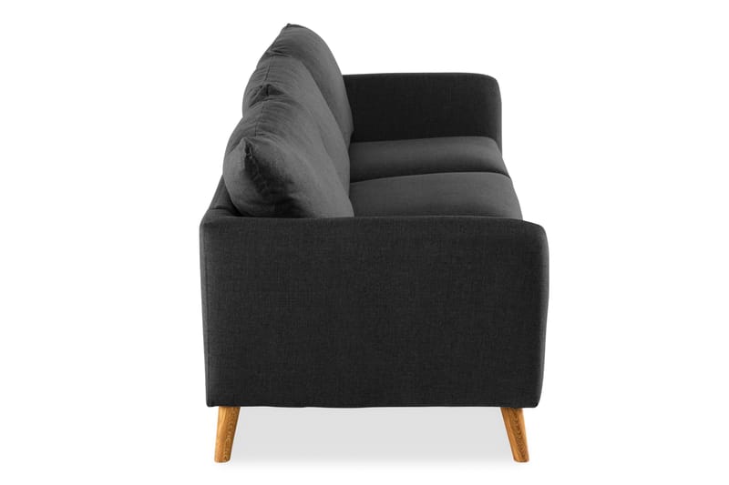 Trend 3-sits Tygsoffa - Svart - Products - Möbler - Soffa - 3 sits soffa