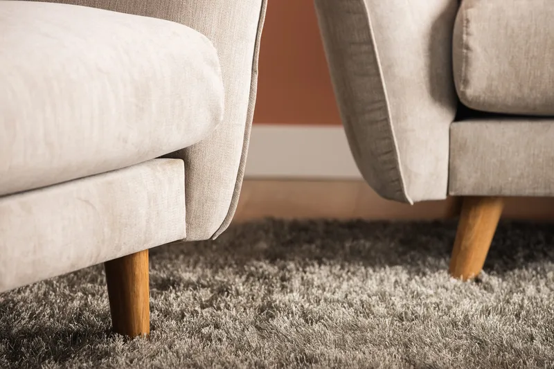 Trend Lyx 2-sits Tygsoffa - Beige - Products - Möbler - Soffa - 2 sits soffa