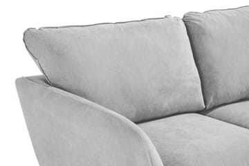 Trend Lyx 2-sits Tygsoffa - Ljusgrå - Products - Möbler - Soffa - 2 sits soffa