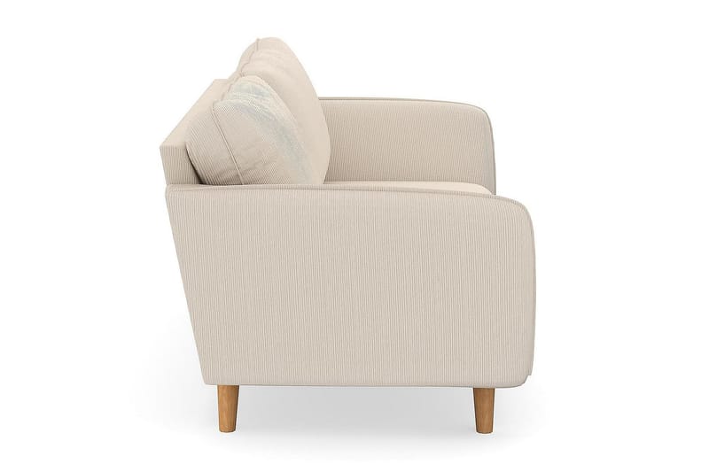 Trend Lyx 3-sits Manchestersoffa - Beige - Products - Möbler - Soffa - 3 sits soffa