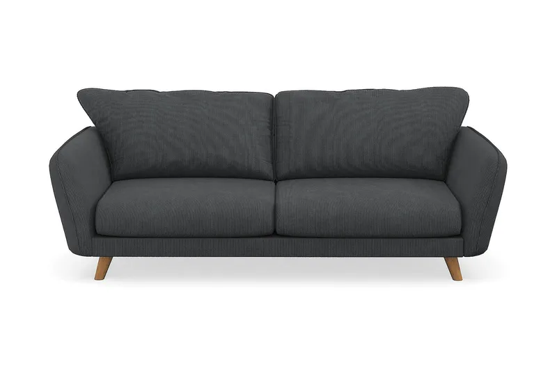 Trend Lyx 3-sits Manchestersoffa - Mörkgrå - Products - Möbler - Soffa - 3 sits soffa
